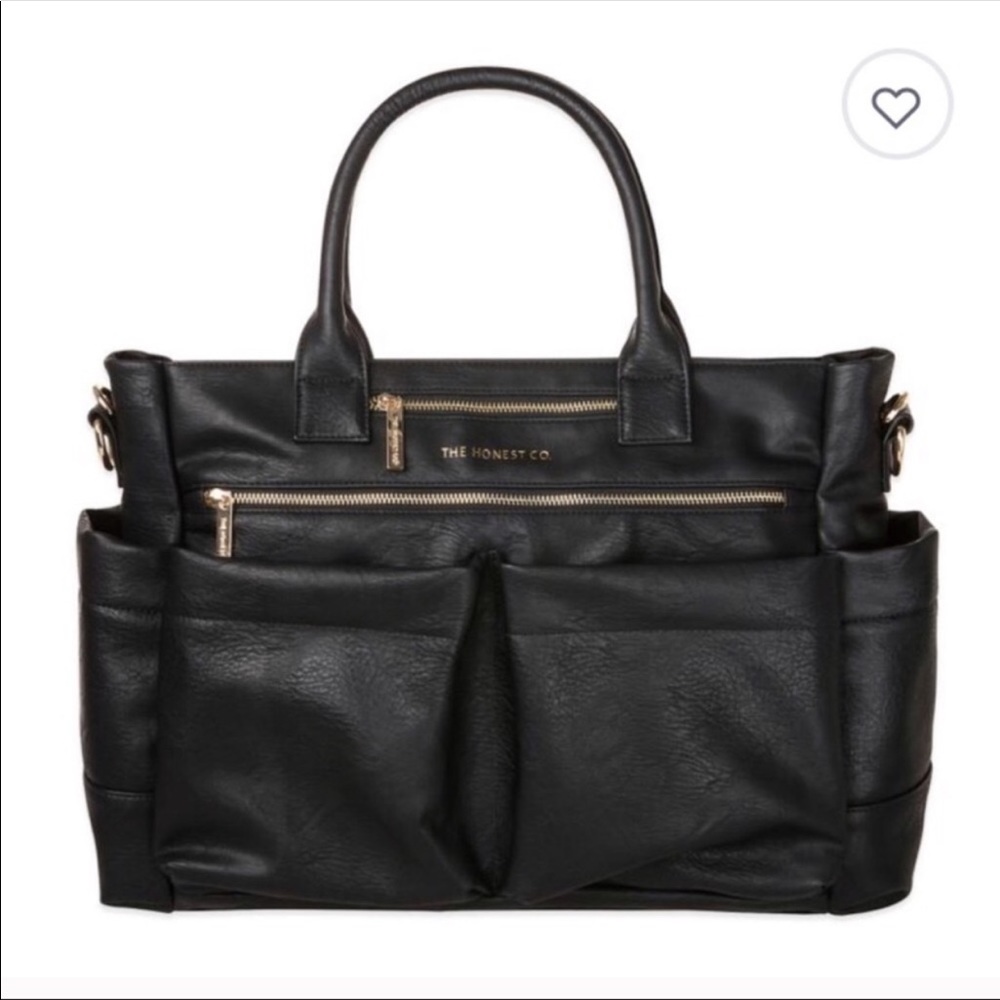 Vegan Leather Honest Diaper Bag - like new